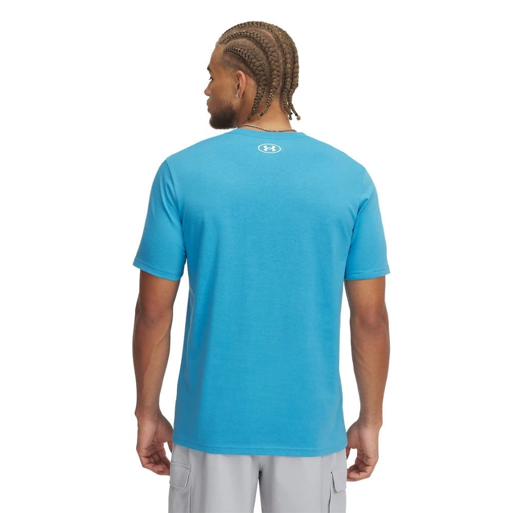 Miniatura Camiseta de Treino Under Armour ABC Camo Boxed Masculina 2GG Azul