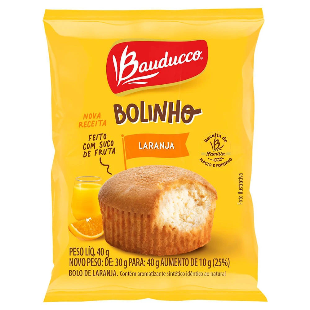 Bolinho Bauducco Laranja 40g