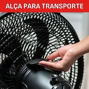 Ventilador de Mesa Arno Essential 40cm 6 Pás 140W Grande Vazão de Ar 110V