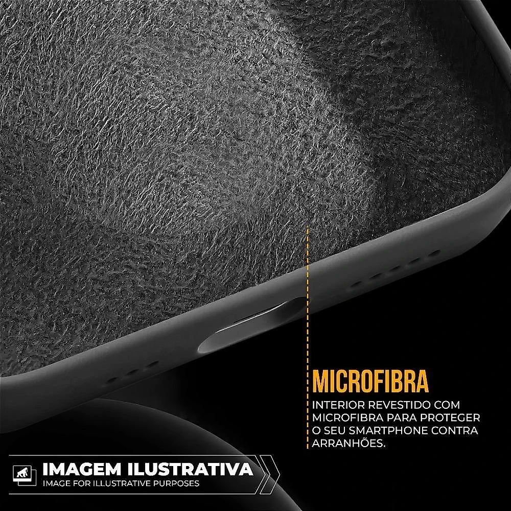 Kit Capa Silicon Premium E Película Hydrogel Hd Para Iphone 16 Pro Max - Gshield