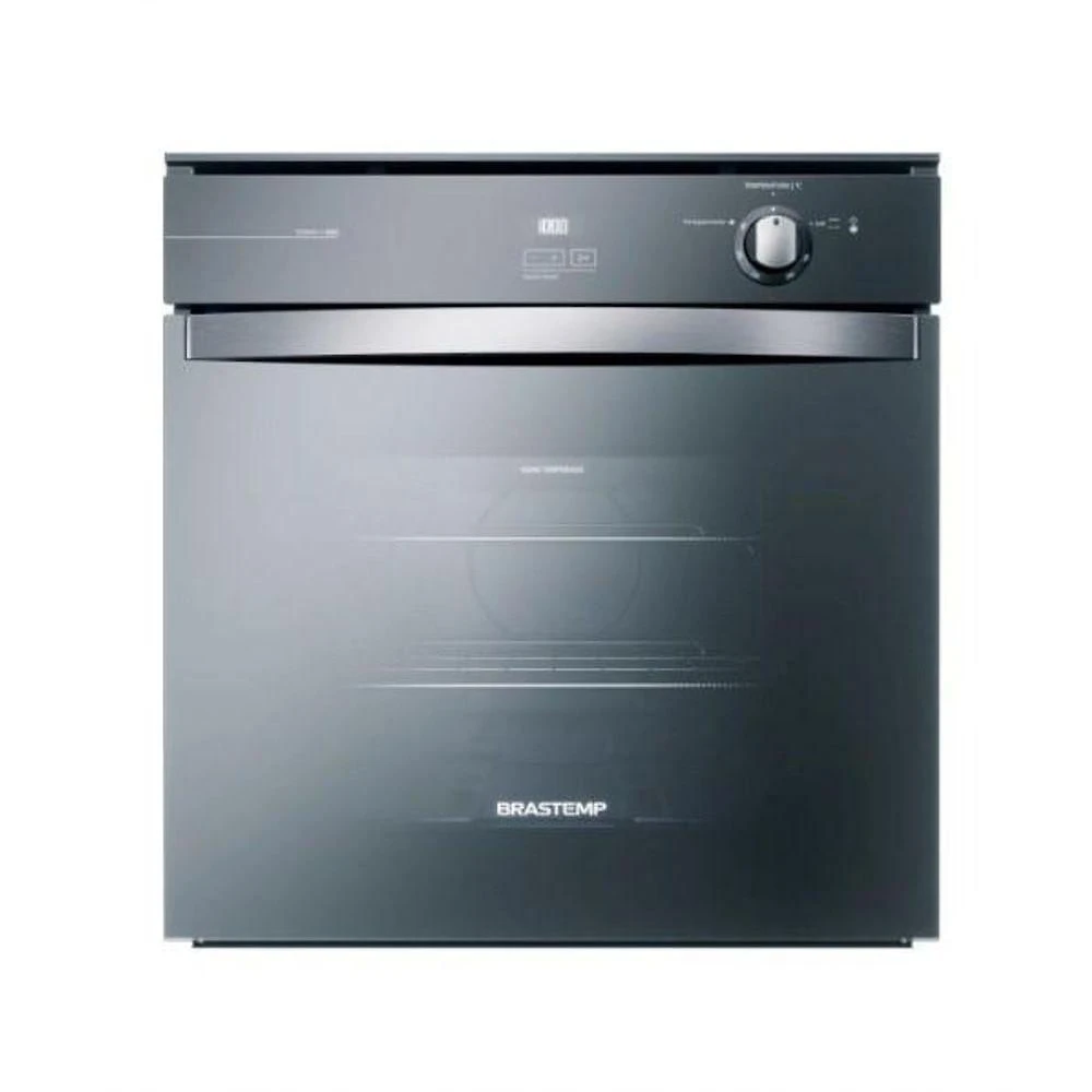 Forno de Embutir a Gás Brastemp BOA84AR 78L com Grill e Timer Touch Inox Espelhado 220V