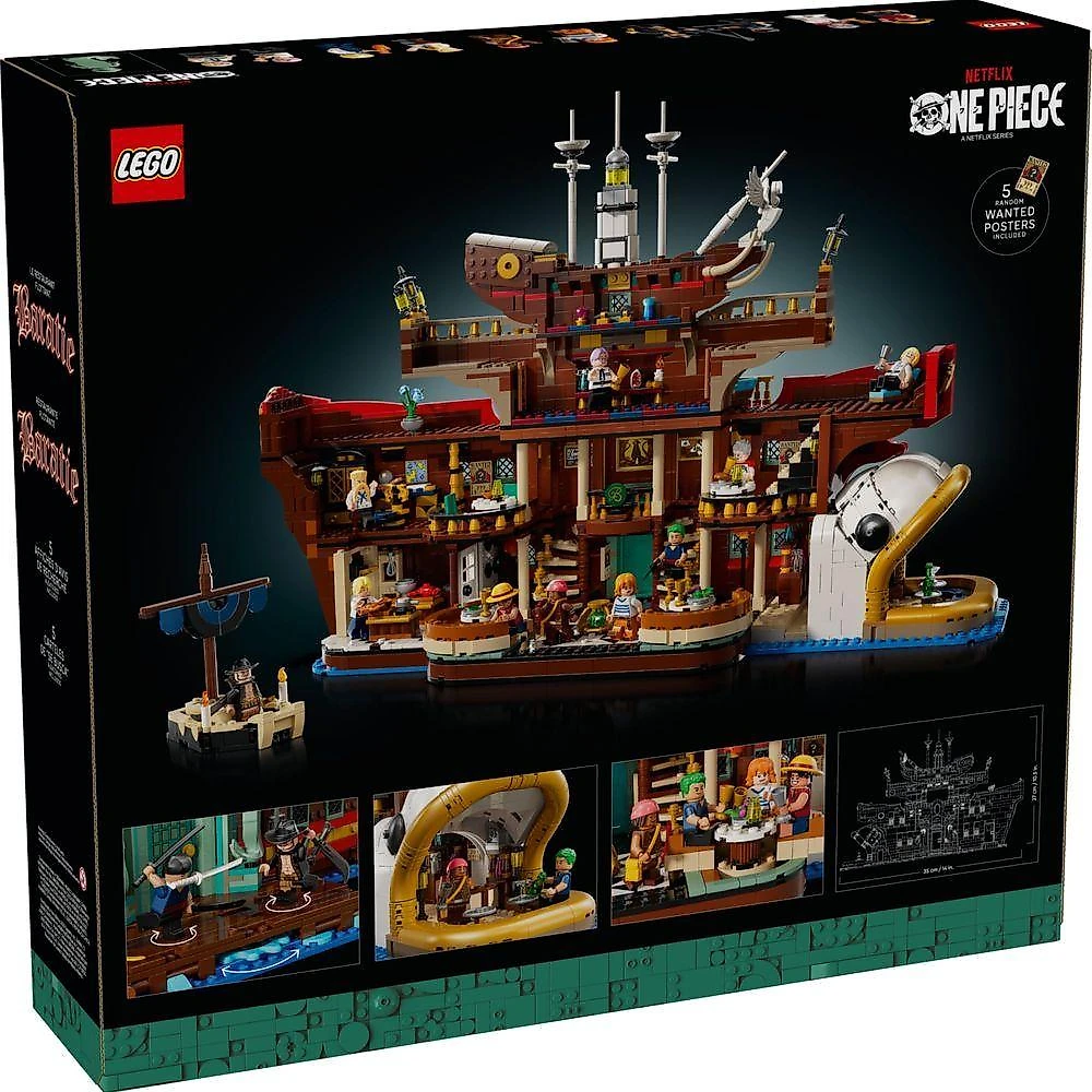 Kit Lego One Piece Baratie 75640 com 3402 Peças e 10 Minifiguras