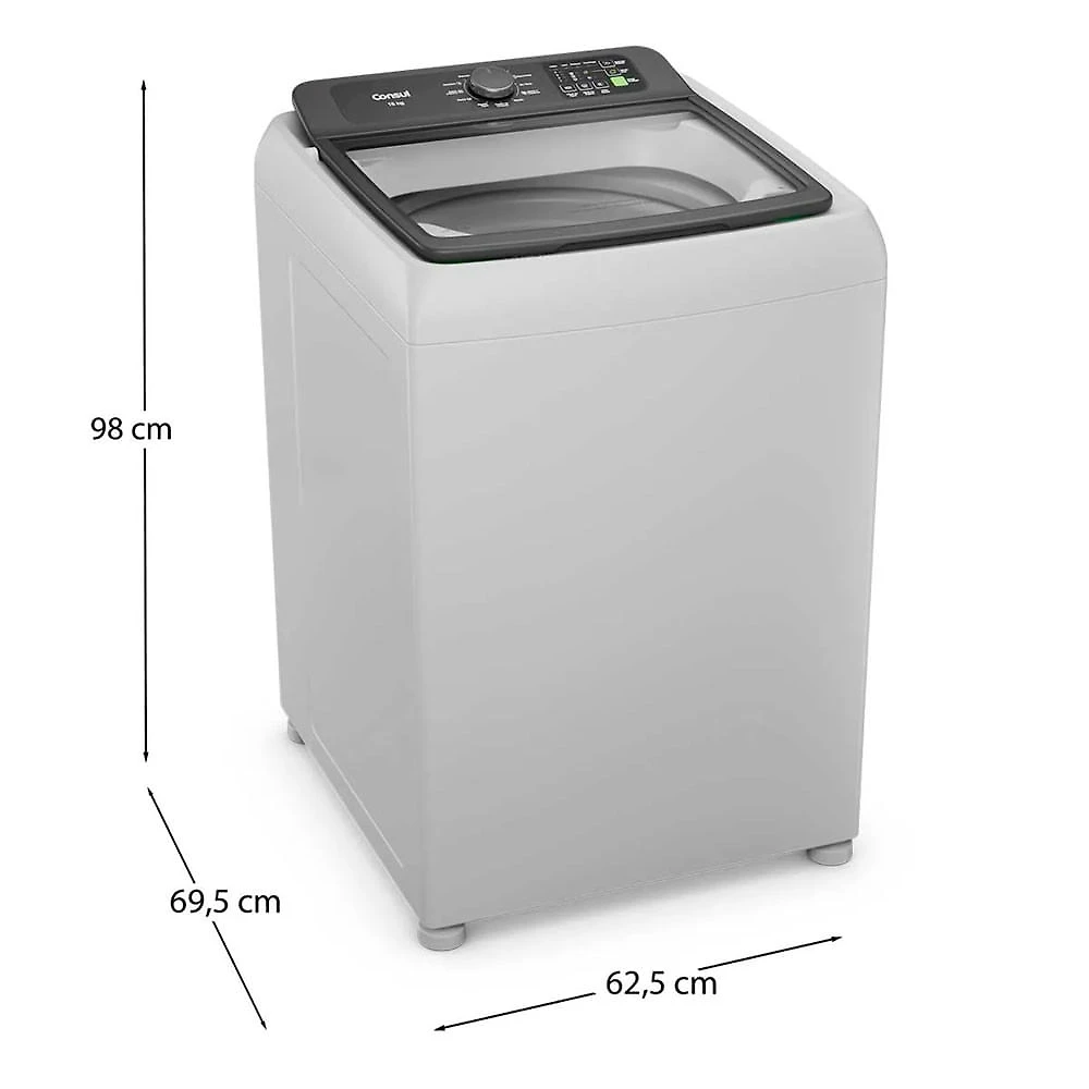 Máquina de Lavar Consul 15kg com Modo Eco Branco - 110V