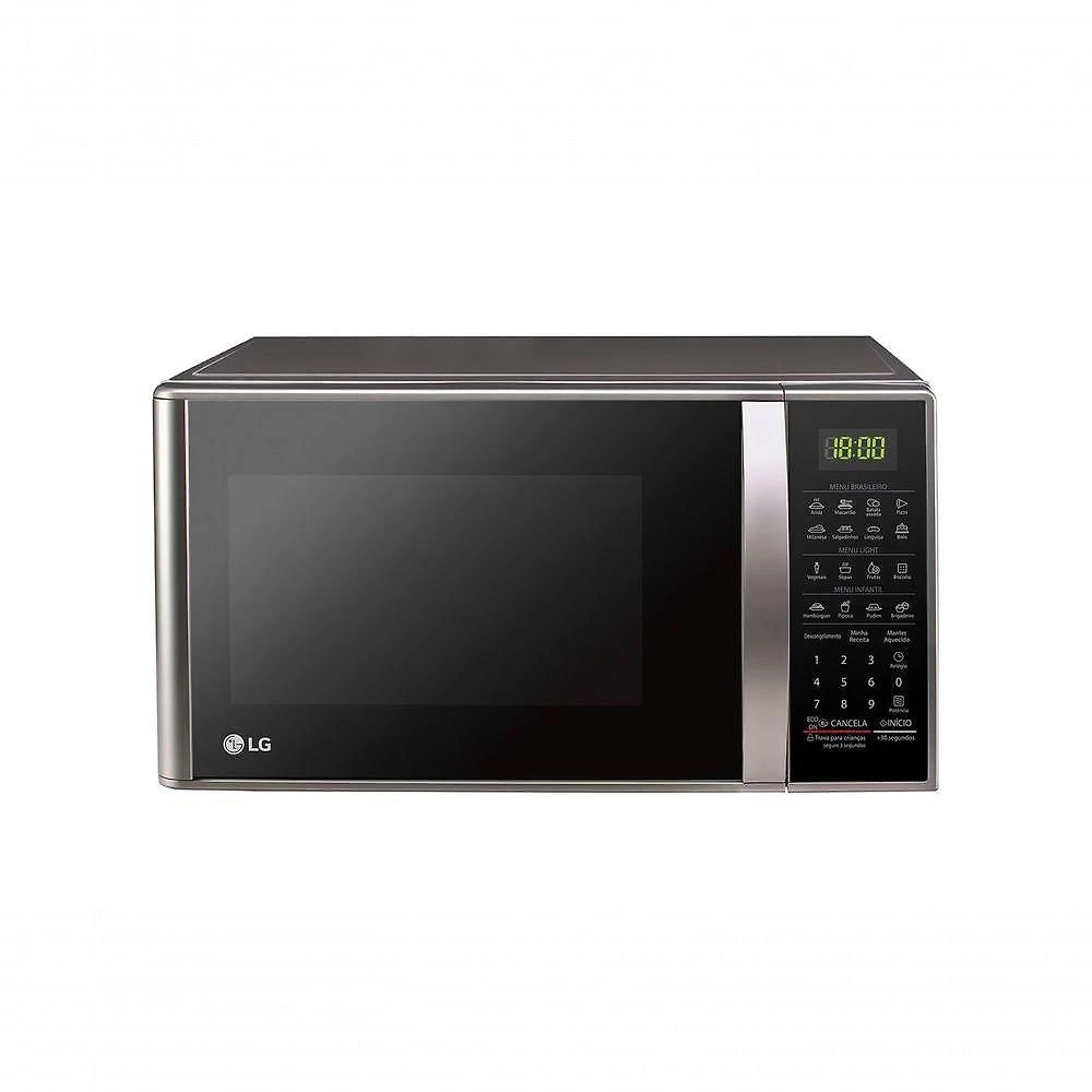 Micro-ondas LG 30 Litros Prata Limpa Fácil MS3043BR 127V
