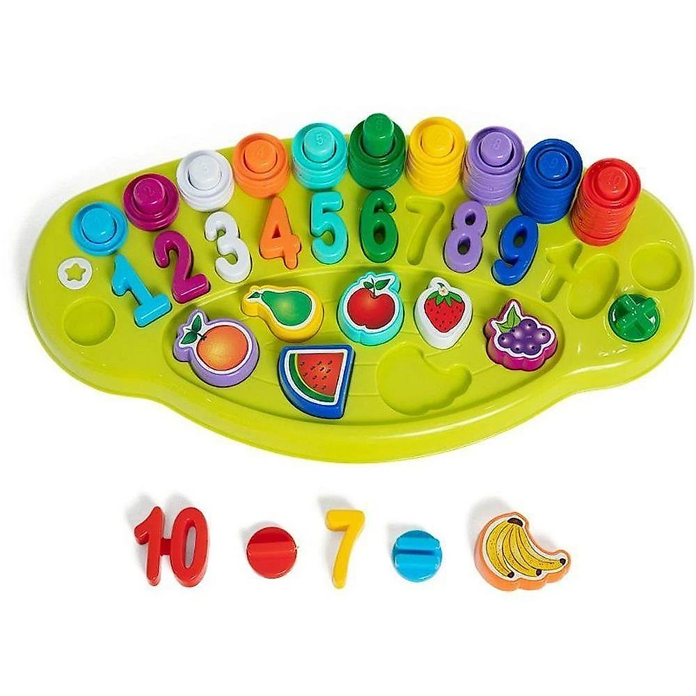 Brinquedo Educativo Conta Fácil 85 Peças Raciocínio Lógico Tateti