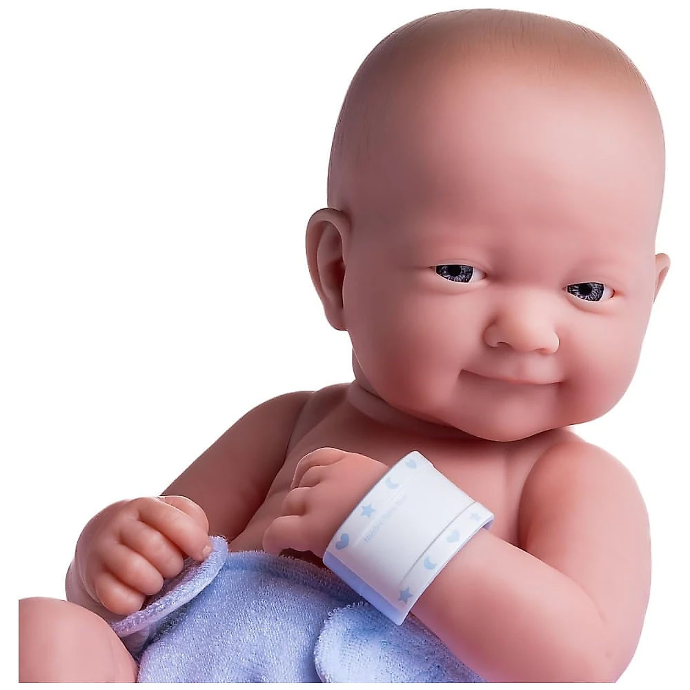 Bebê Recém-Nascido Newborn,  Boneca Bebê La Newborn Nursery 35,5 cm da JC Toys - Conjunto Inclusivo de 8 Peças