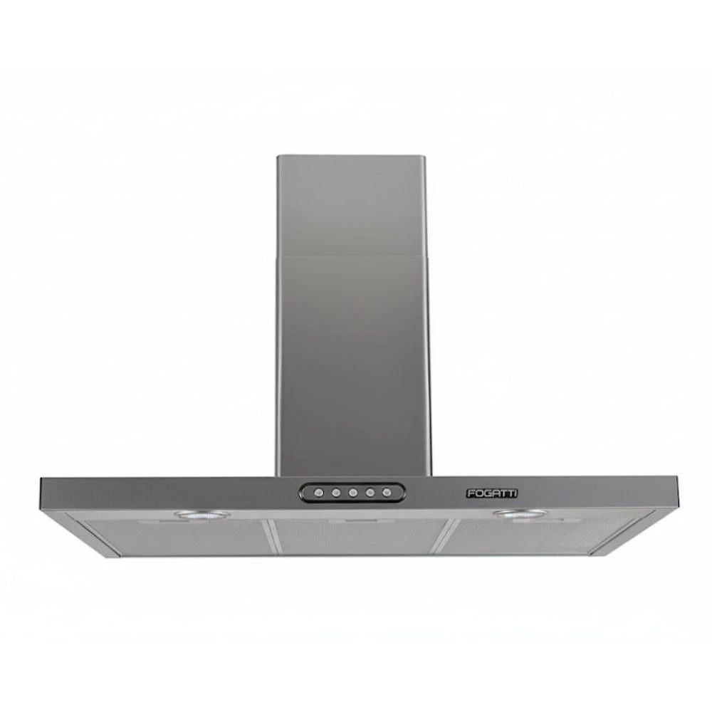 Coifa De Parede 90cm Retangular Duto Slim Fogatti Inox 220V