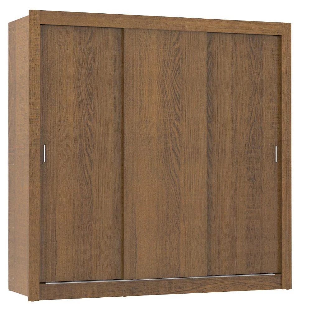 Guarda roupa casal madesa lyon plus 3 portas de correr 4 gavetas