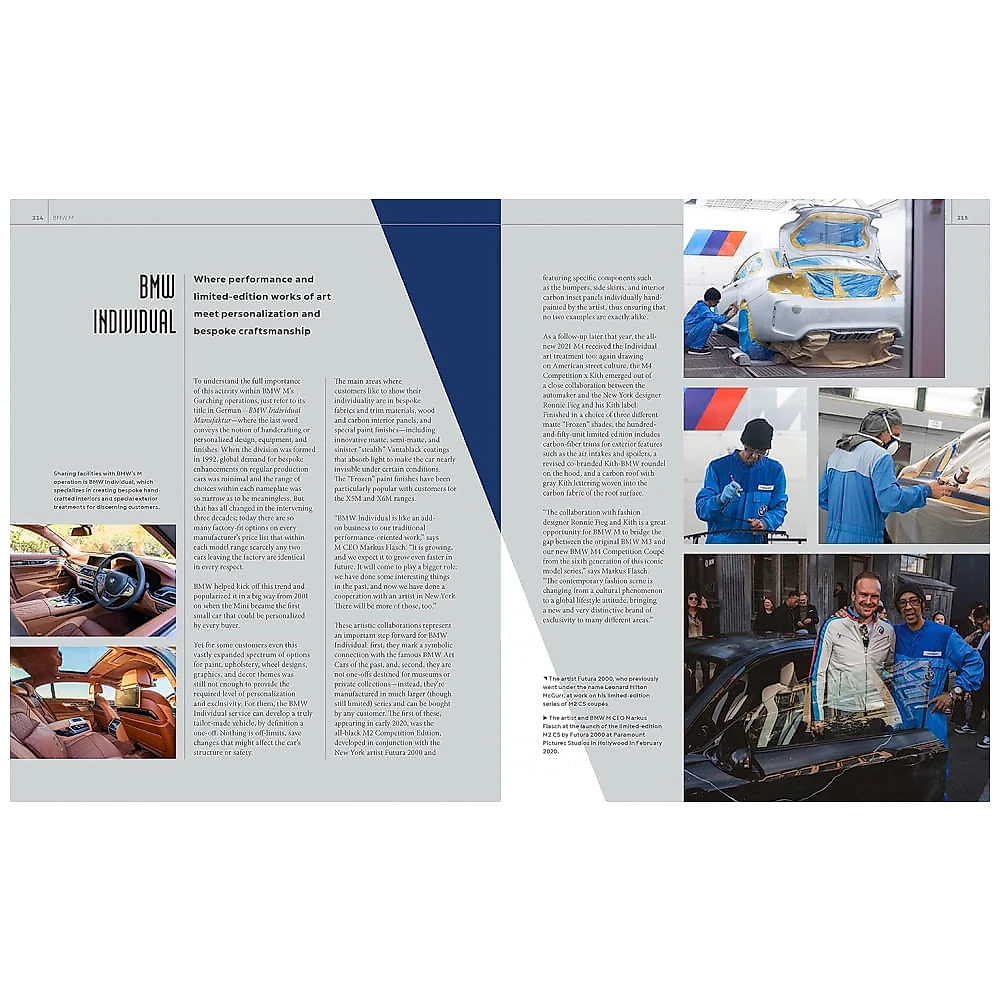 BMW M 50 Anos das Máquinas de Condução Definitivas Capa Dura em Inglês, 224 Paginas, Branco