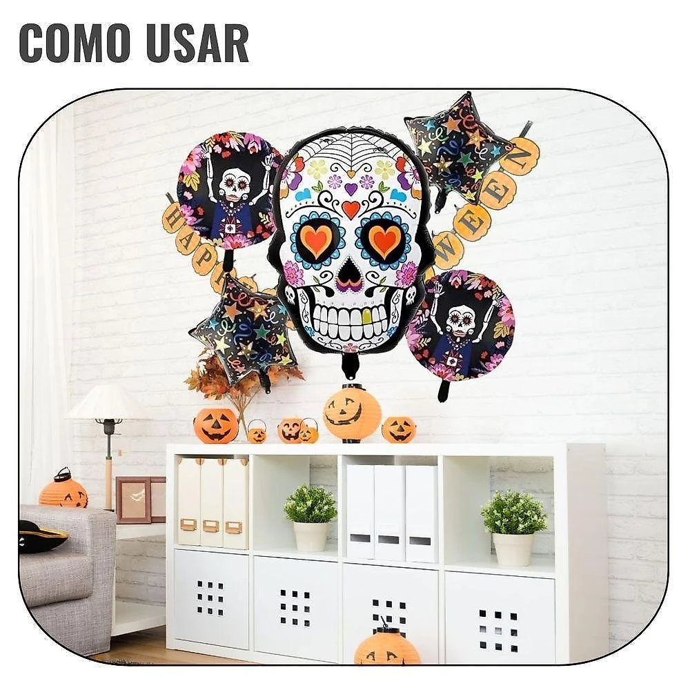 Kit Balões Halloween Variáveis - 05un
