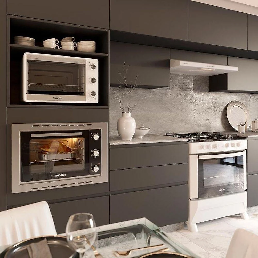 Forno Elétrico De Embutir 50 Litros Inox Suggar 220V