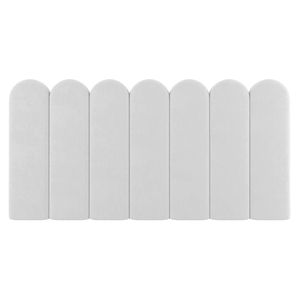 Painel Cabeceira Cama Box Casal Lana 140cm Sintético Branco - Desk Design