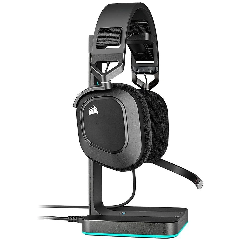 Headset Gamer Corsair HS80 Premium, RGB, Surround, Dolby 7.1, Drivers 50mm, Preto - CA-9011237-NA