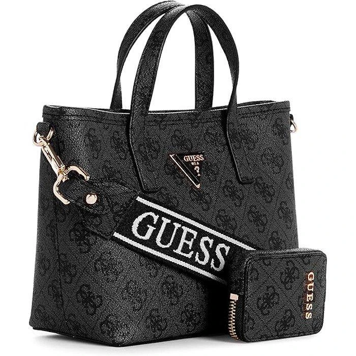 Miniatura Bolsa Guess Latona Mini Tote Preto - Sg921175 Preto