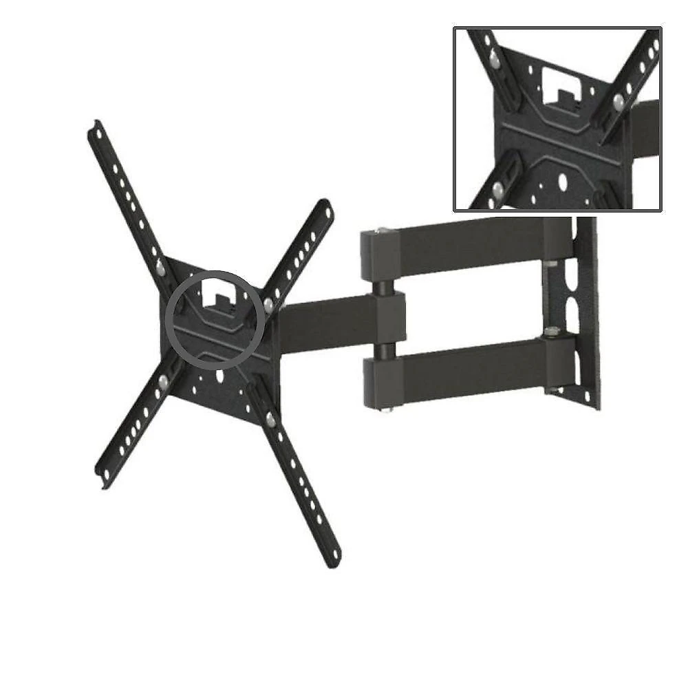 Suporte para TV Articulado Multivisão Cheap Ajuste Lateral Inclinação 14-55 Preto