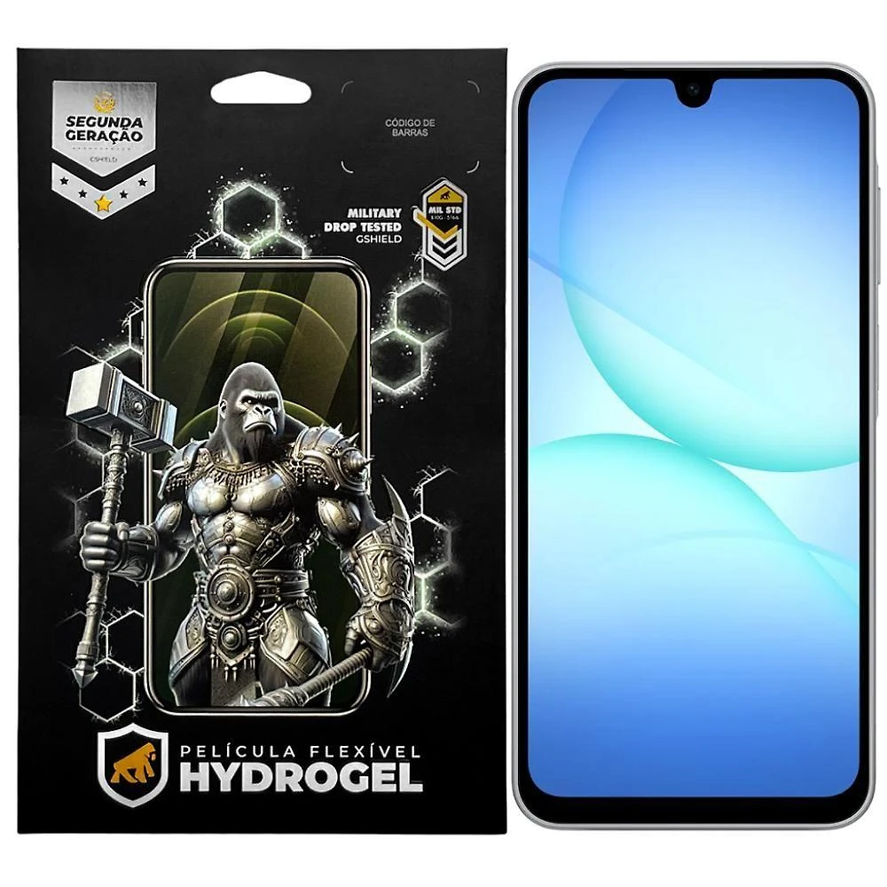 Película de Proteção para Celular Gshield Samsung Galaxy A17 5G Contra Riscos Hidro Nano Pet e TPU