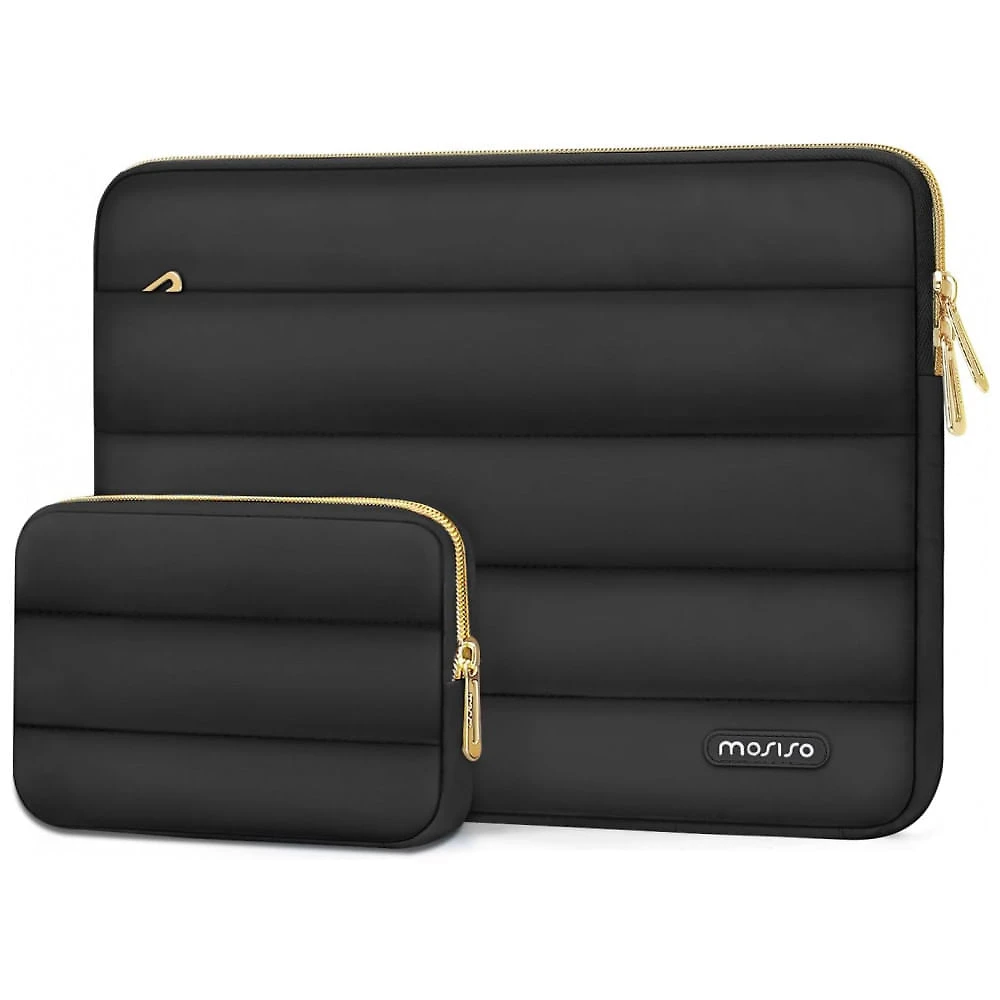 Capa Tipo Sleeve Preta para Laptop 13–13,3″ (MacBook Air/Pro, HP, Dell, Lenovo, Asus, Acer) – MOSISO
