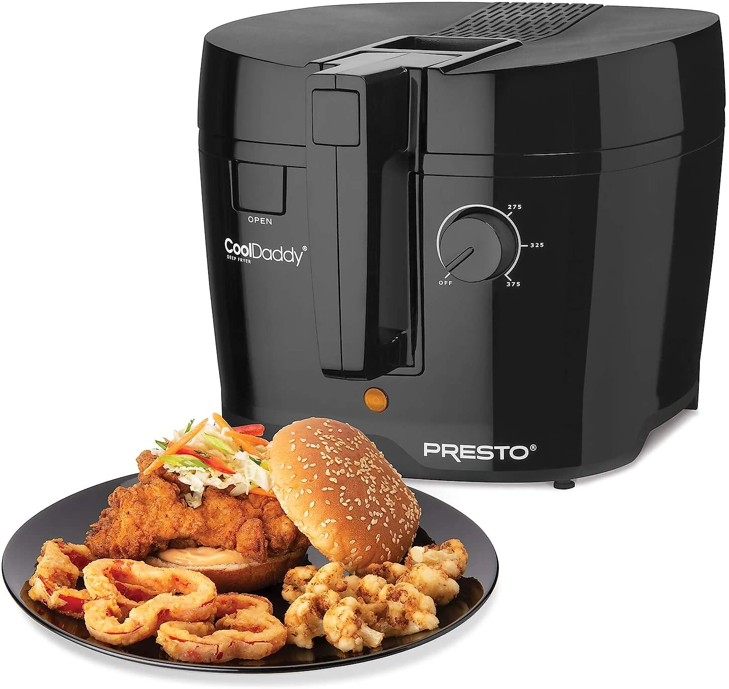 Presto 05442 Fritadeira Elétrica a Óleo Capacidade 19L 1500W110V Preta