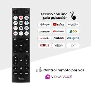 Smart TV 65” Hisense 65A6N DLED 4K UHD HDR10+ Dolby Vision Controle por Voz Alexa AirPlay