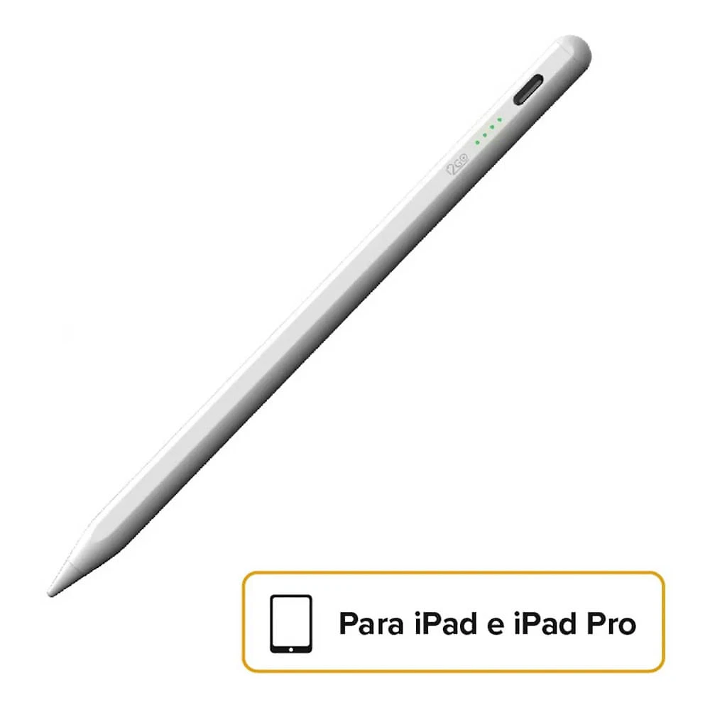 Caneta Pencil Stylus GO Para IPad E IPad Pro Branca I2GO Branca