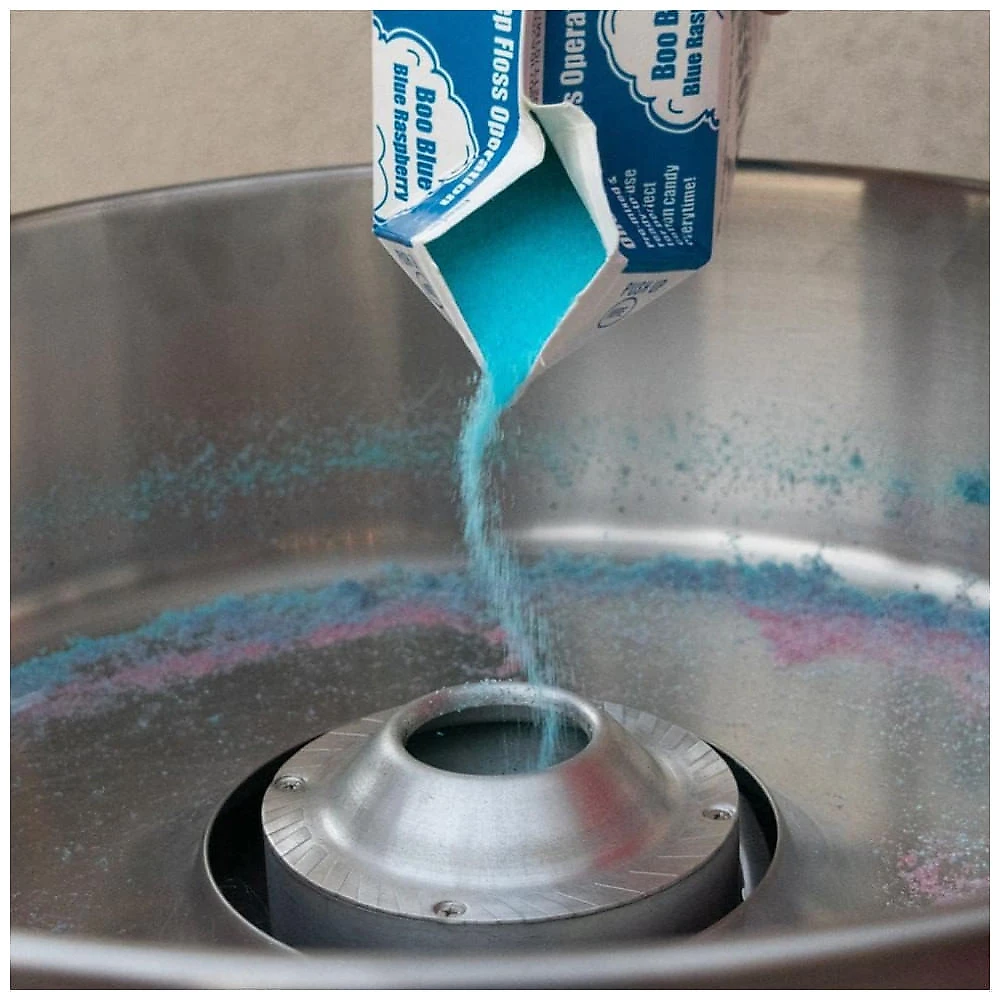 Máquina de Algodão Doce Elétrica Profissional em Aço Inoxidável e Designer de Carrinho, 110V, Funtime FT1000CCK P, Rosa