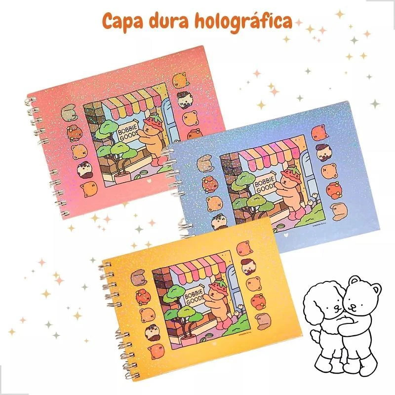 Bobbie Goods A5 Livro Colorir 50 Folhas Papel Grosso E Capa