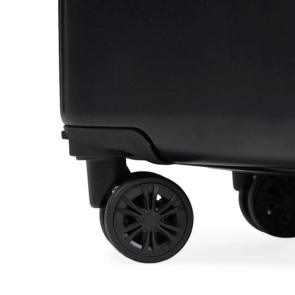 Mala de viagem média 23kg abs 4 rodas 24" my way preta preto - m