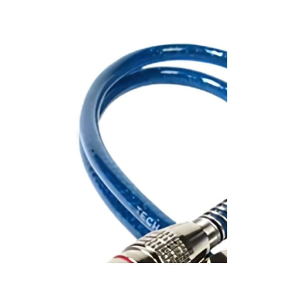 Cabo Y RCA Blindado NWT 1mx2f 20cm para Som Automotivo Azul