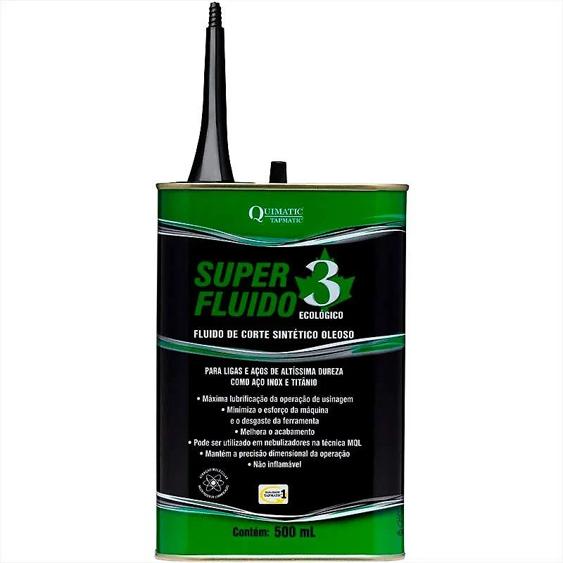 Fluido Para Corte N°3 500ML Com Bico Aplicador AH1 TAPMATIC