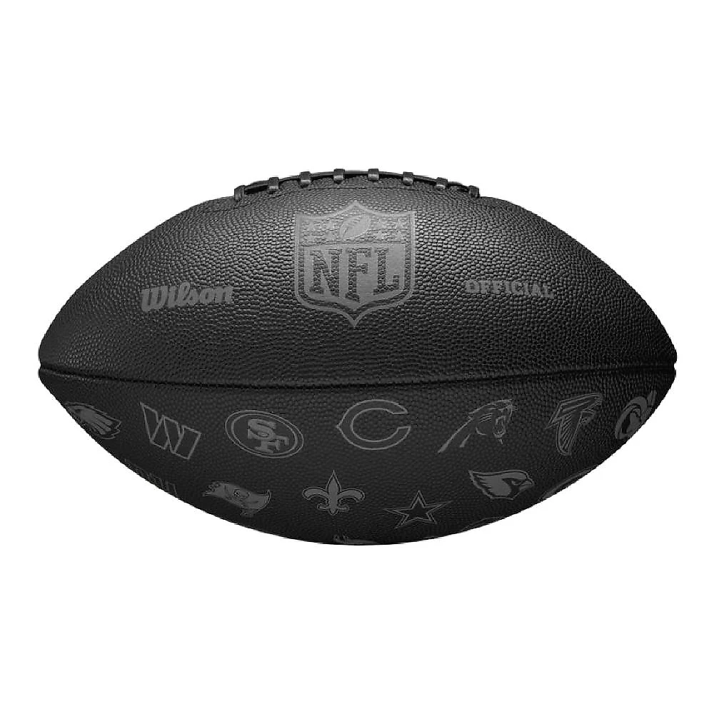 Bola de Futebol Americano Wilson NFL 32 Team Black Oficial