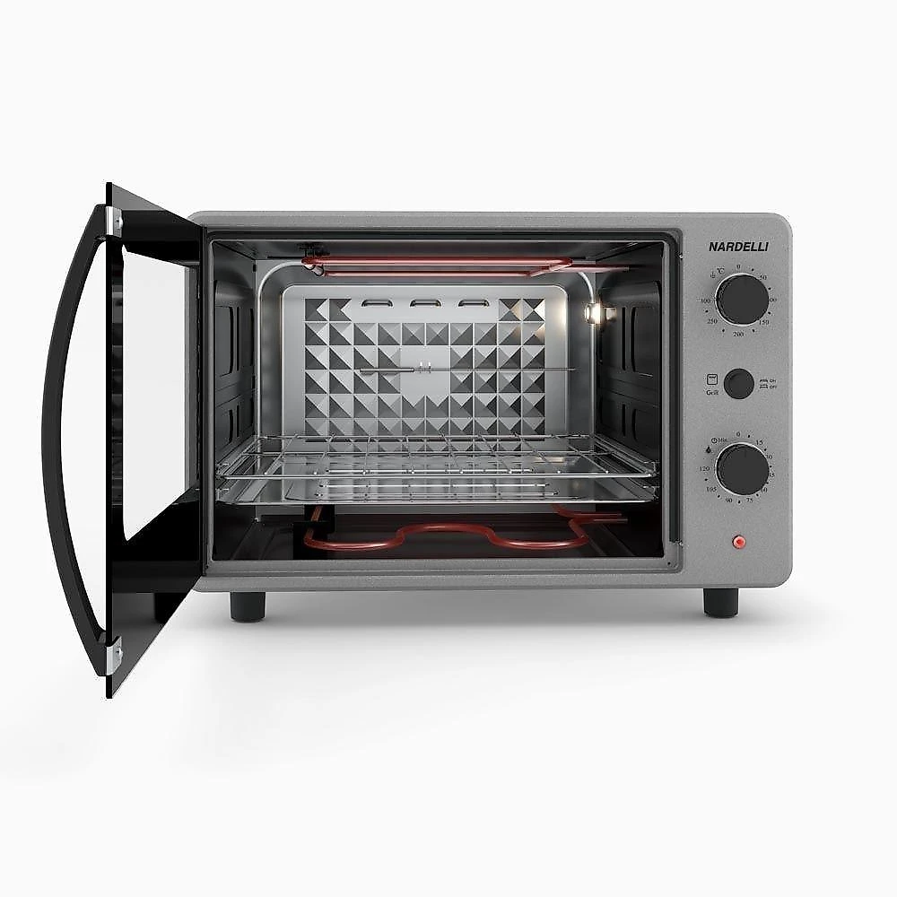 Forno Elétrico Bancada Nardelli S45 45L 1700W com Timer e Luz Cinza 110V