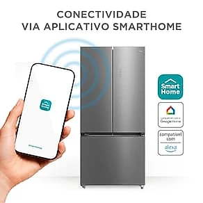 Geladeira Frost Free Multidoor Midea RM905 672L Inverter 3 Portas