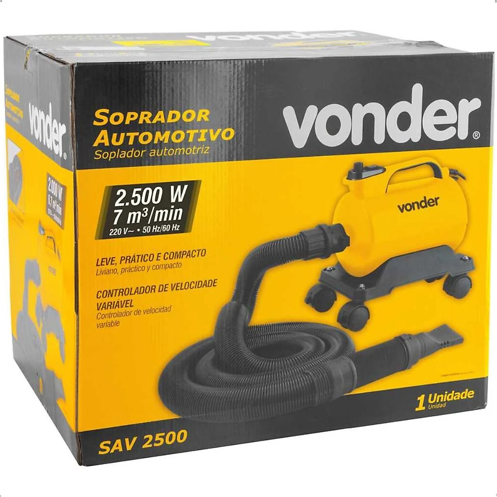 Soprador automotivo 127v sav 2500 vonder