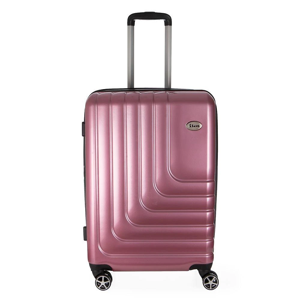 Mala de Viagem Grande Expansível em Abs Ika Flex Cadeado Tsa Embutido Rodas Duplas 360 Rosê - Rosê, G