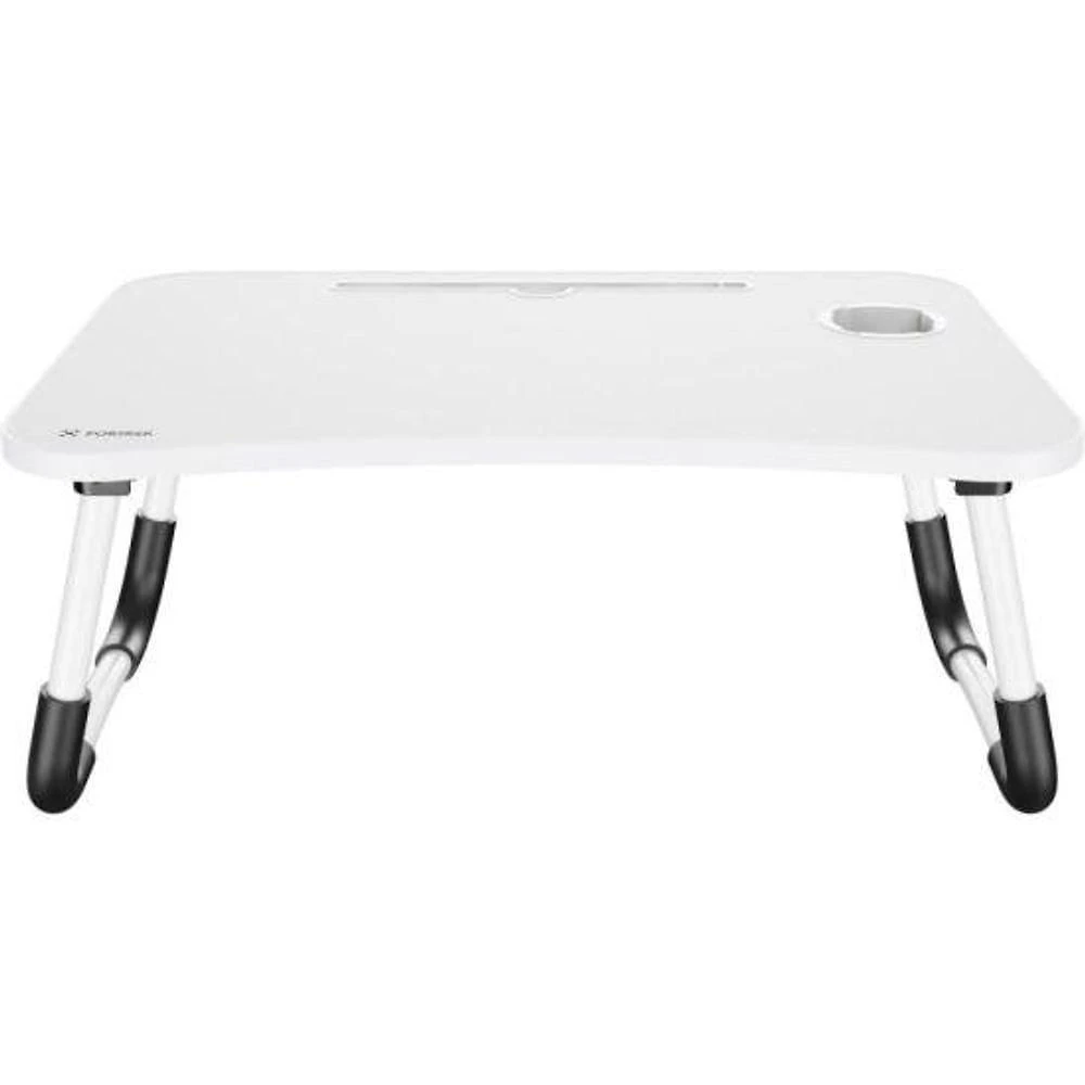 Mesa Dobrável de Colo para Notebook Lapdesk Branca [F002] com Suporte para Tablet Branco Fortrek