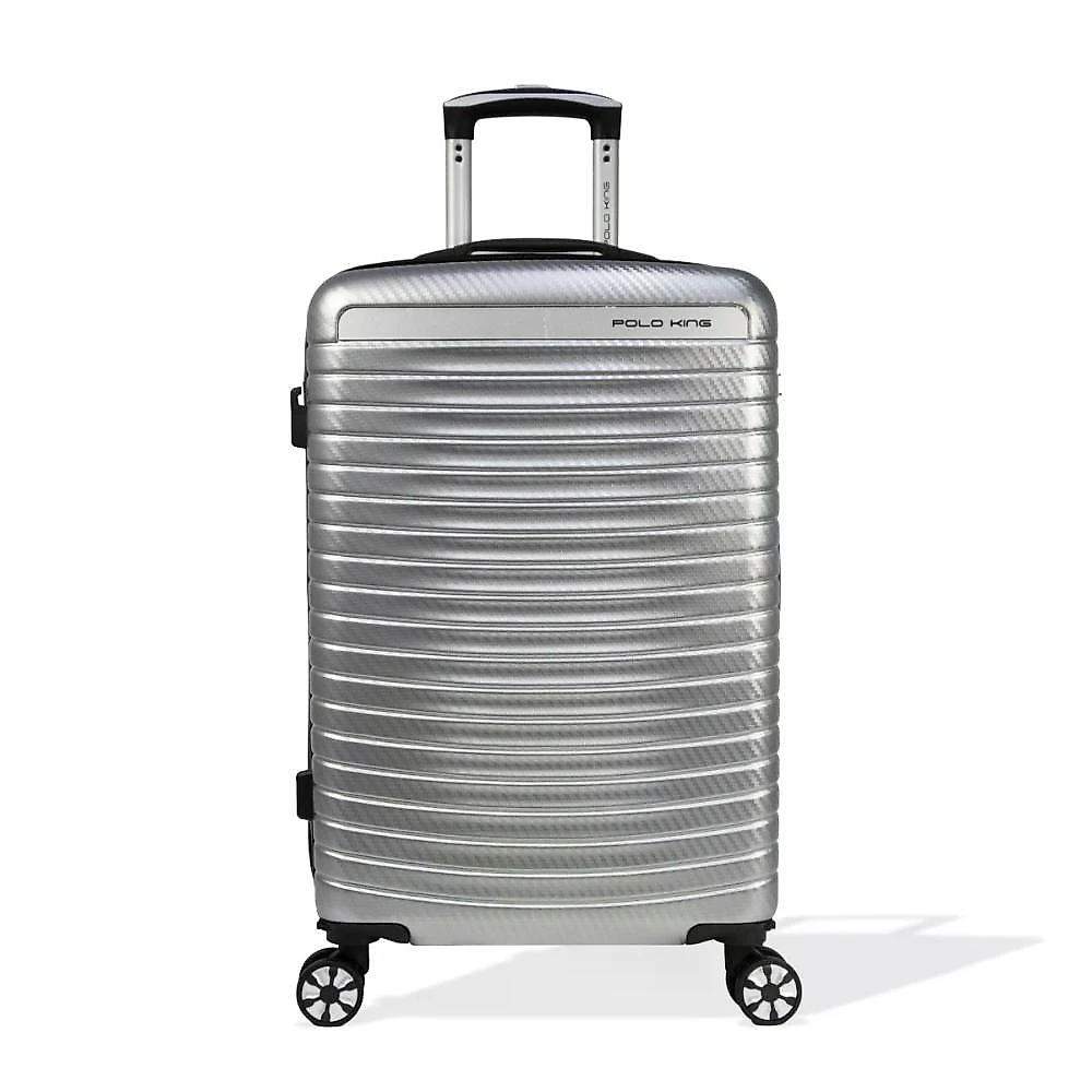 Mala de viagem média abs 23kg rodas giro 360º sidney polo king grafite