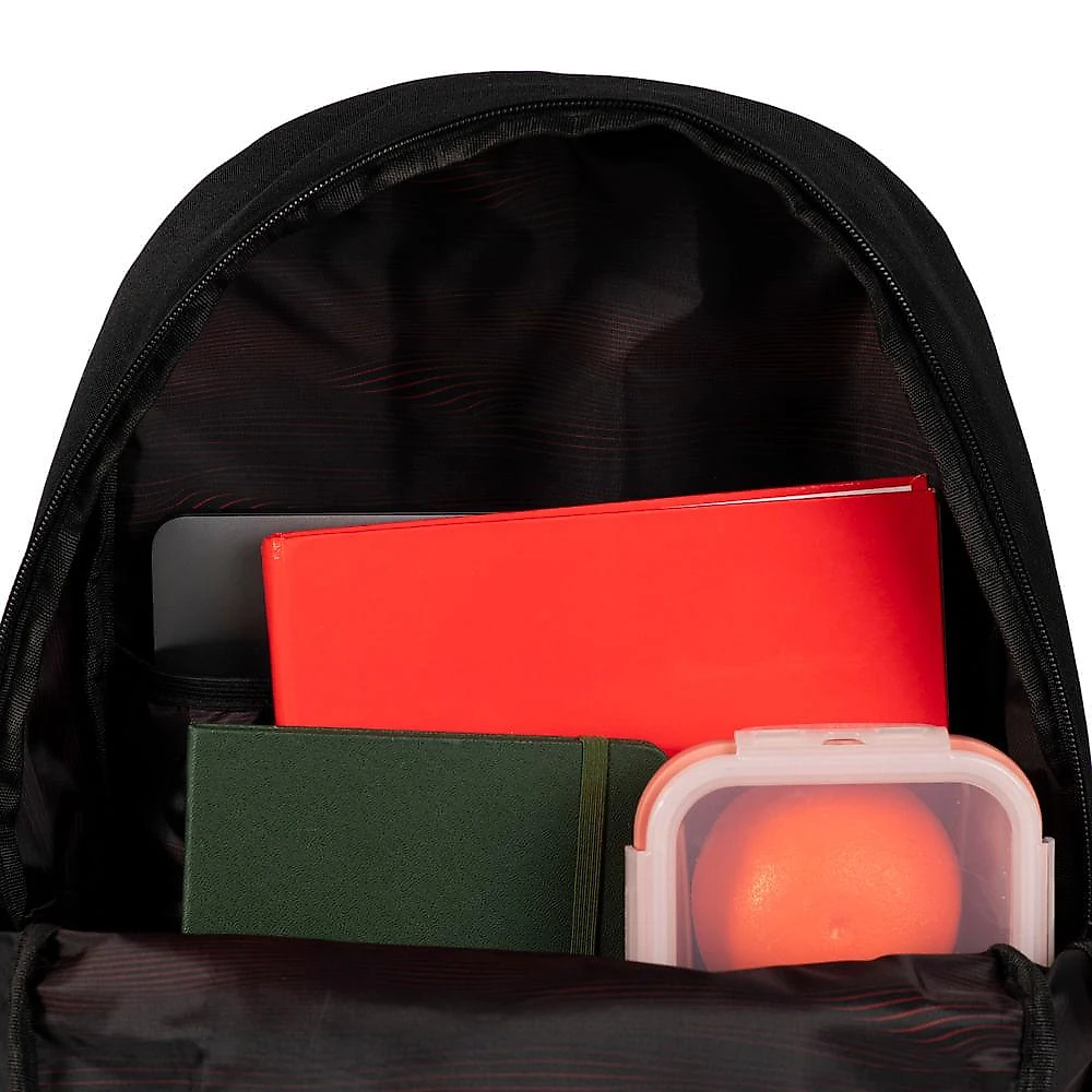 Mochila do Flamengo Masculina Esportiva Oficial com Rede de Suporte para Bola Preto-vermelho