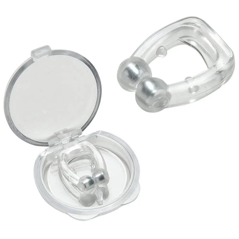 Clip Nasal Anti Ronco Apneia Nariz Magnético Com Imã Kit C/2