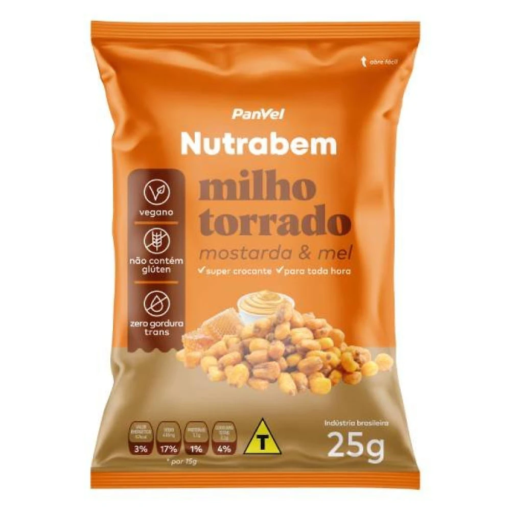 Milho Mostarda E Mel Panvel Nutrabem 25g