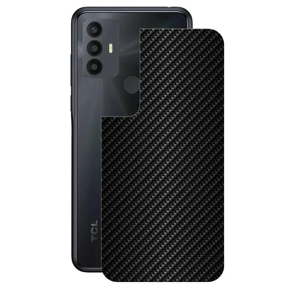 Película Para Tcl 30 Se - Traseira De Fibra De Carbono Preta - Gshield