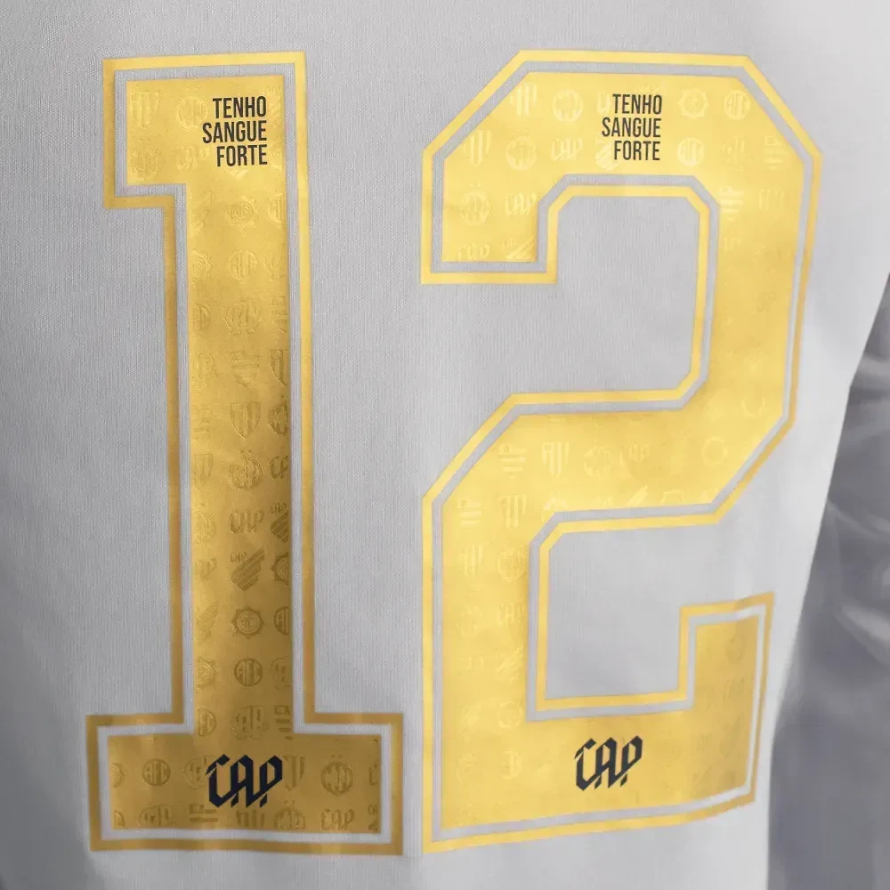 Miniatura Camisa Masculina Athletico Goleiro Oficial 2026 Cinza 2G