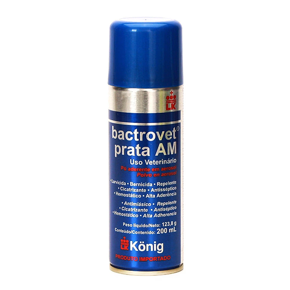 Bactrovet Prata AM Uso Veterinário Aerosol 200ml