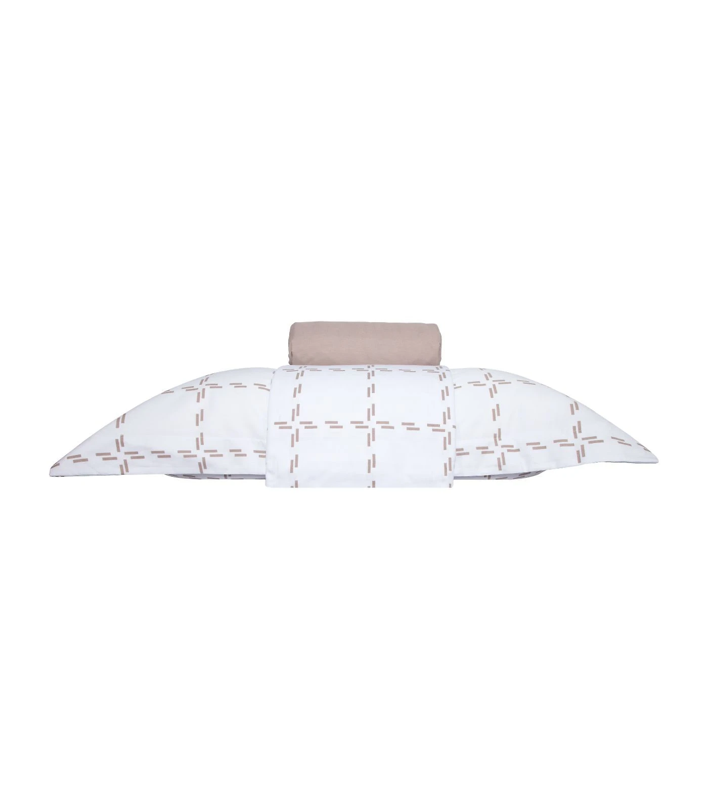 Jogo De Cama Solteiro 200 Fios Algodão Doce Vida Branco