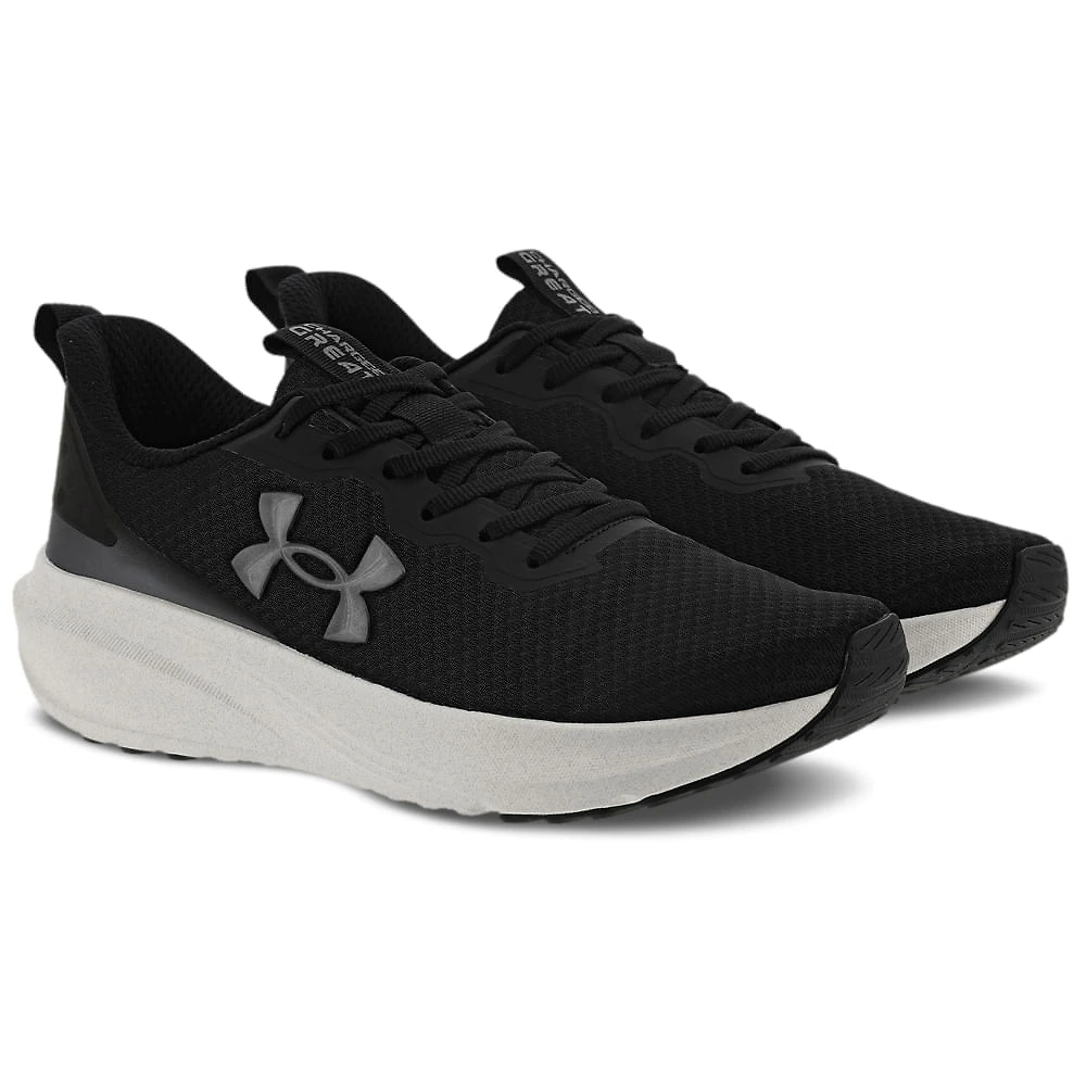 Miniatura Tênis de Corrida Under Armour Charged Great Preto - 34