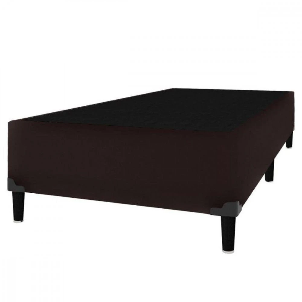 Cama Box Solteiro Base Box Itaflex Estrutura em Madeira Marrom 88CM Itaflex