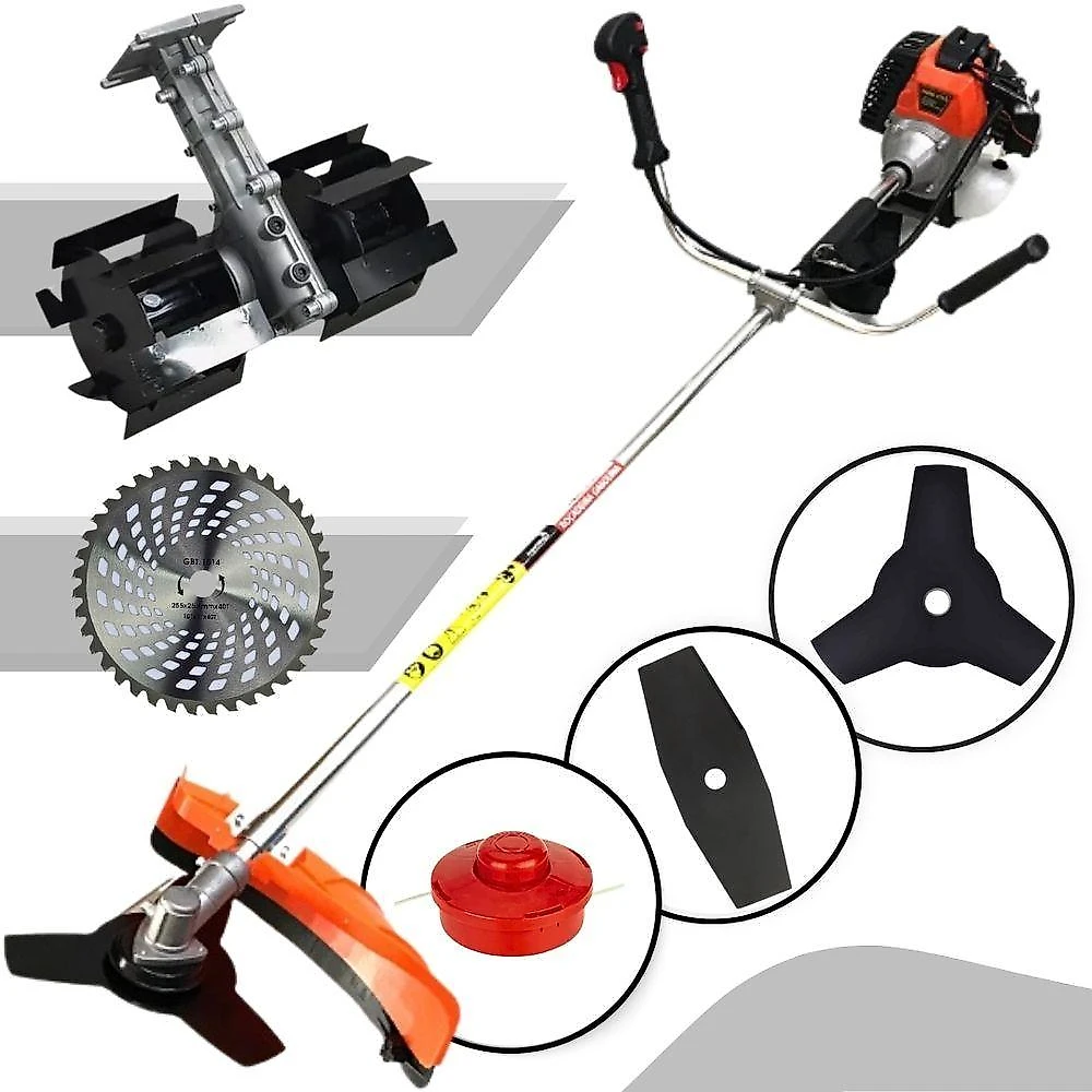 Roçadeira Com Enxada Capinadeira A Gasolina Importway 5x1 De 3hp 63cc Similar A Toyama, Vulcan, Carbon Fak, Tekna...