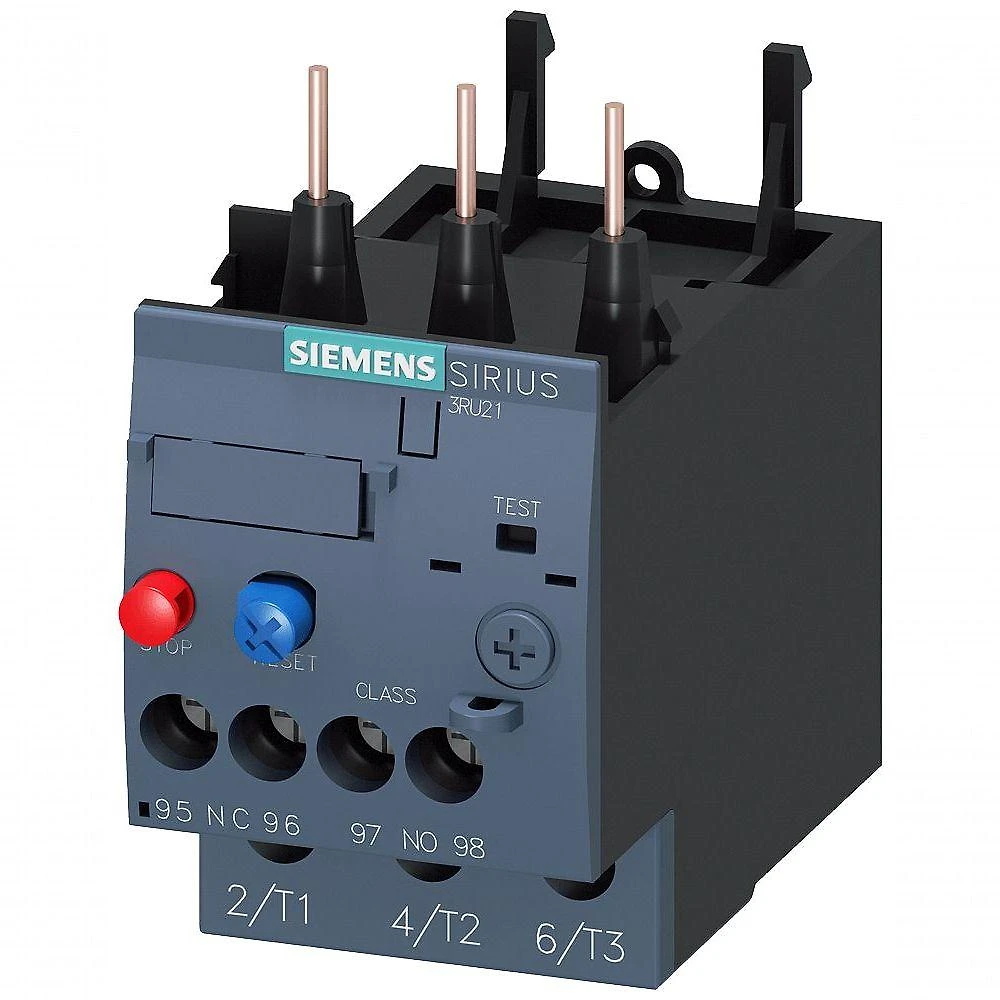 Relé de Sobrecarga Térmico 3RU2126 Proteção do Motor Reset Duplo Siemens
