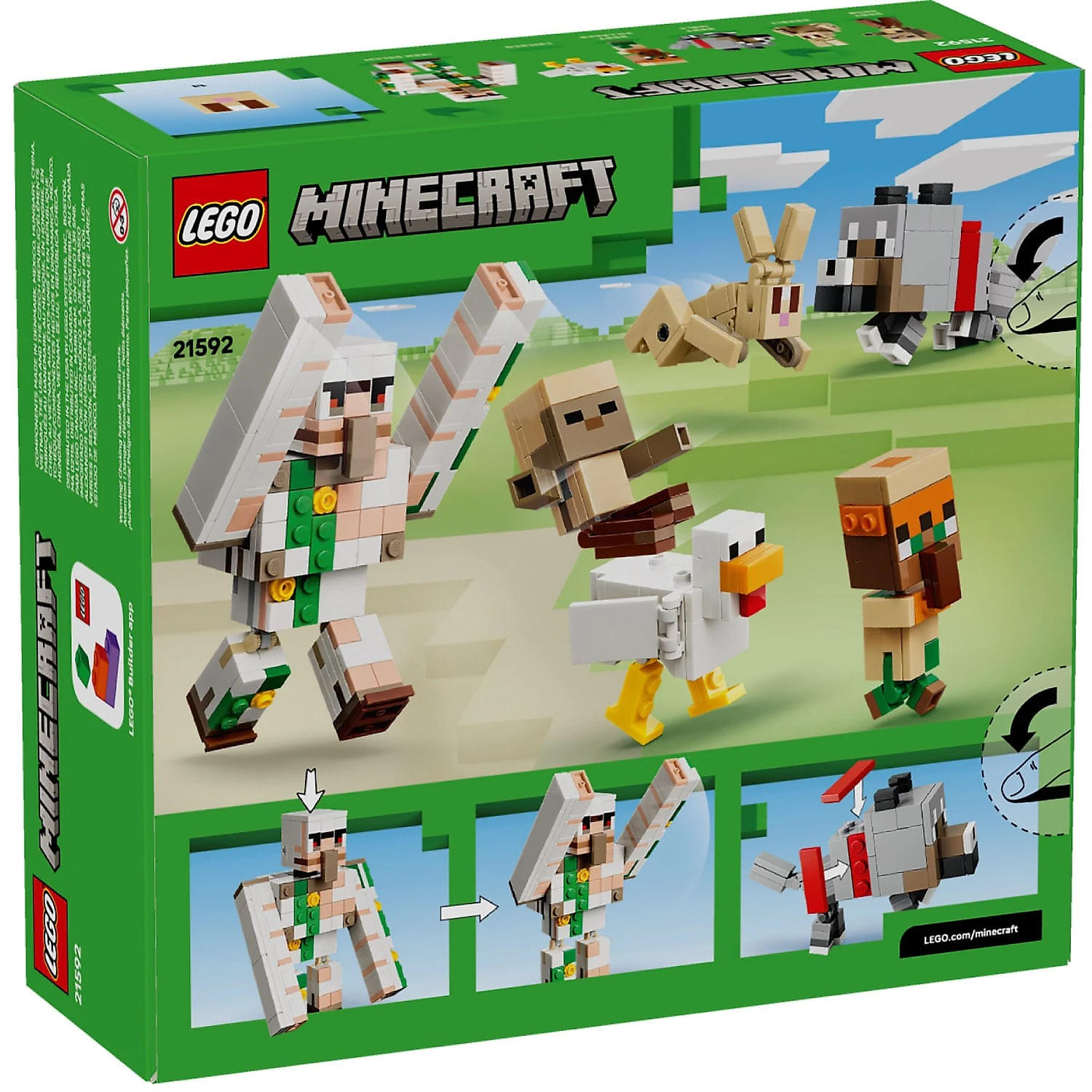 LEGO® Minecraft® - Ataque do Deserto do Cavaleiro de Galinha