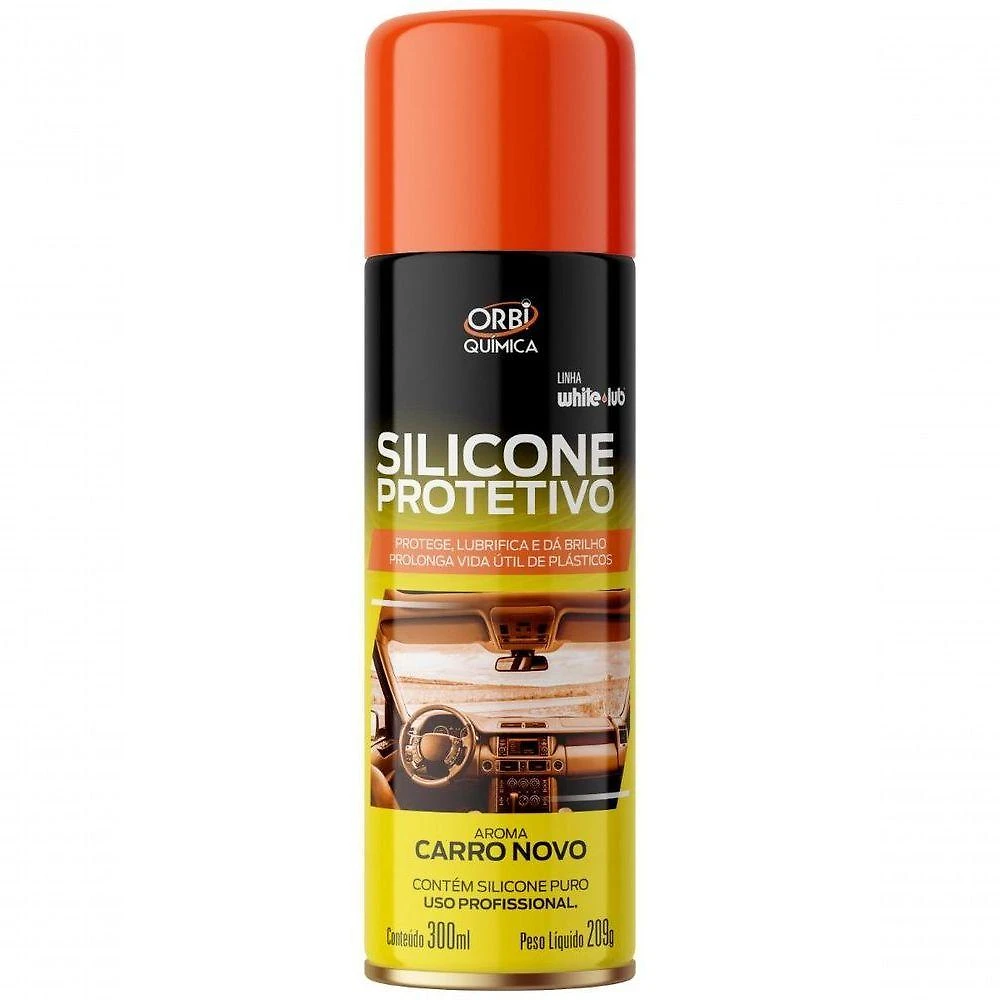 Silicone Protetivo em Spray Quimica Sil para Esteiras e Plásticos Sil