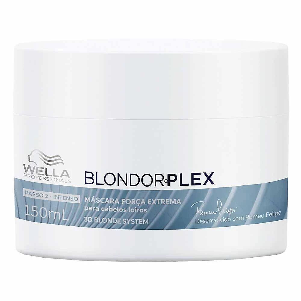 Máscara wella professionals blondorplex 150ml